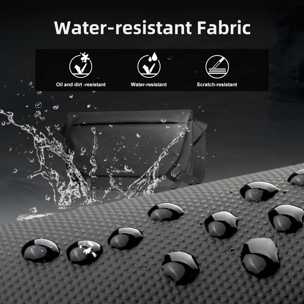 Stylish Waterproof Shoulder Messenger Handbag Unisex Crossbody Polyester Side Bags