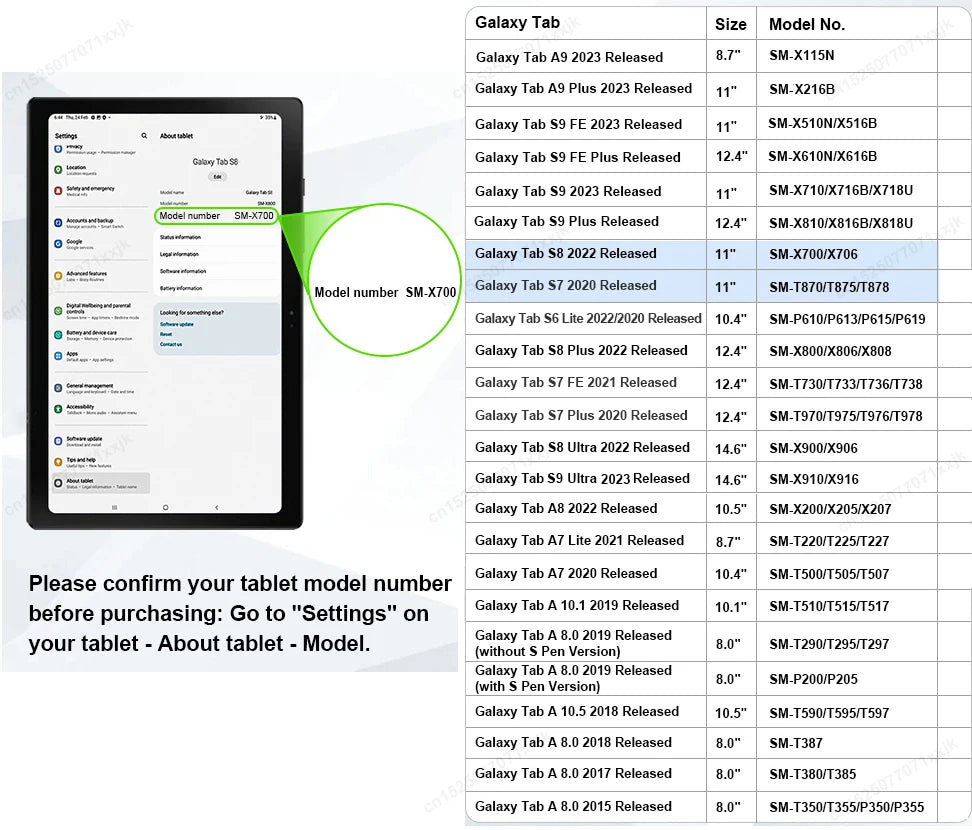 Protective Silicone and Leather Smart Case for Samsung Galaxy Tab S10 S9 FE Plus 11" 12.4" A9 S8 S7 Plus S6 Lite With Pen Holder Cover