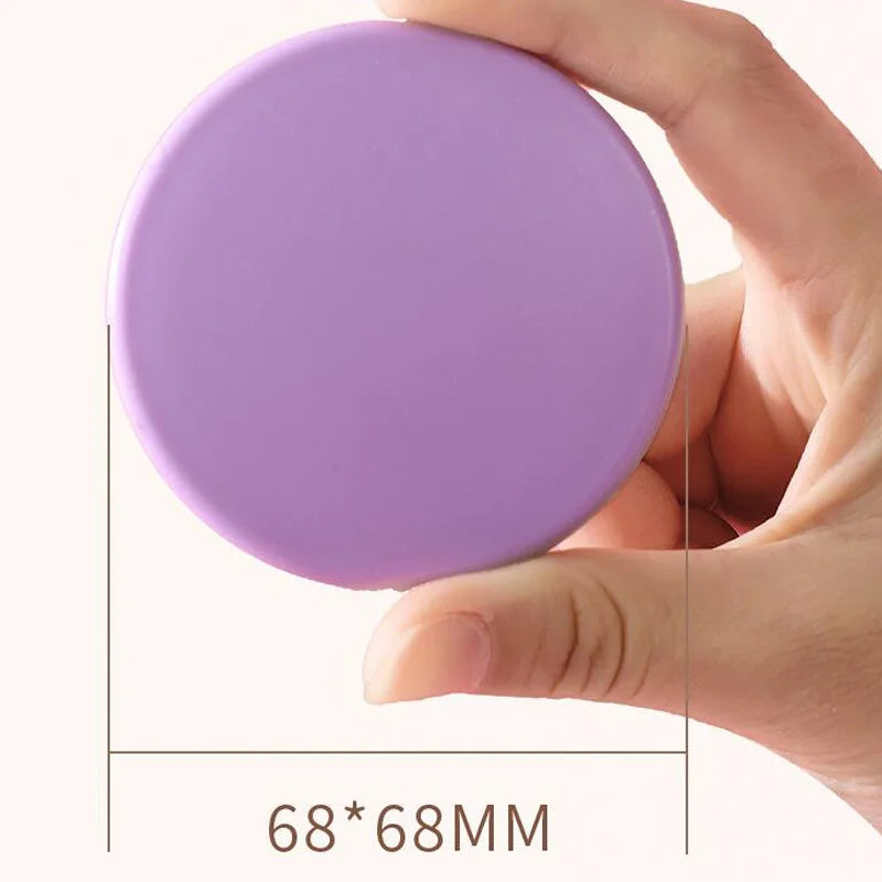 Double Sided Handheld Travel Makeup Mirror Mini Portable Pocket Folding Round Beauty Cosmetic Mirror