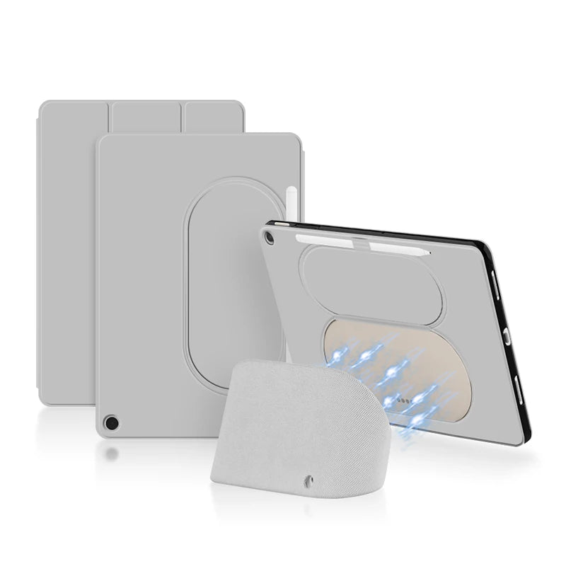 Protective TPU Leather Shell Case for Google Pixel Tablet 11 inch Shockproof Smart Cover Compatible with Charging Speaker Base