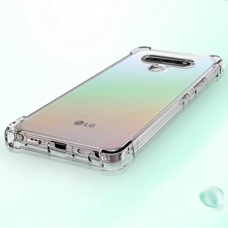 Durable Transparent Soft Silicone Phone Case for LG Stylos 6 5 4 3 V60 ThinQ V50S V50 V40 V30 G8X Shockproof Protective Cover