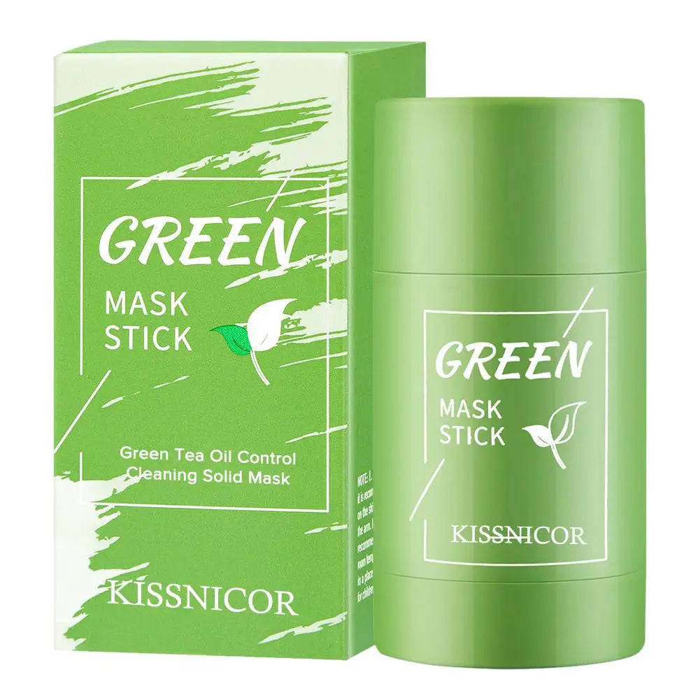 Blackhead Removal Green Tea Facial Mask Stick Cleans Pores Blemishes Black Dots Shrink Pores Skin Care Cosmetics