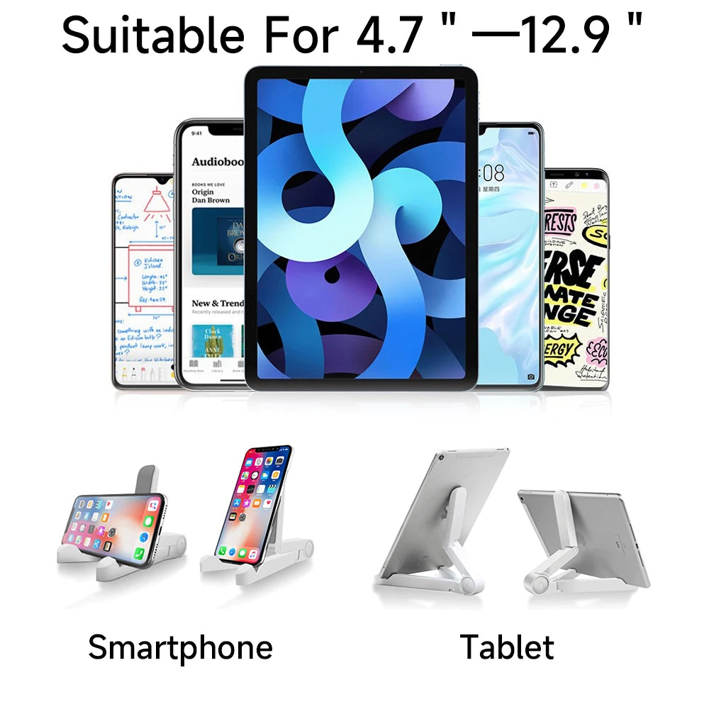 Portable Universal Stand for 4.7" to 12.9" inch Tablets Phones Adjustable Holder