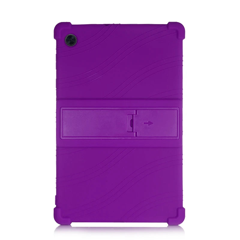 Silicone Shockproof Case with Kickstand for Motorola Moto Tab G70 G62 Tablet Stand Protector Cover