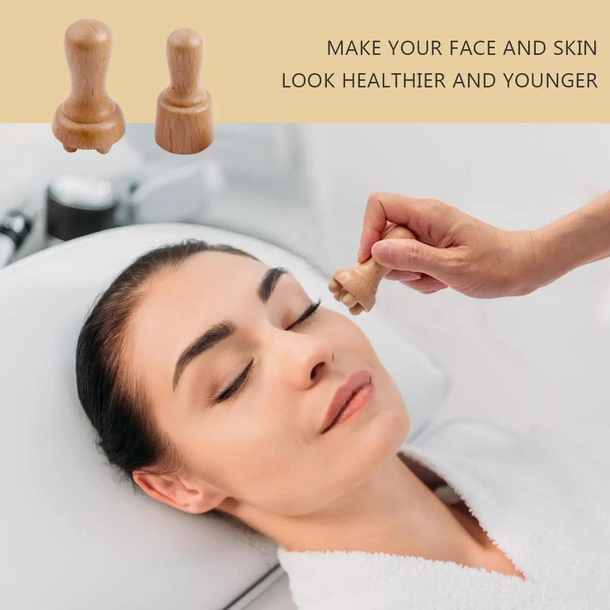 Wooden Facial Relaxation Lifting Massage Rollers Kit Facial Maderotherapy Gua Sha Wood Therapy Wrinkle Remover Skin Care Tools