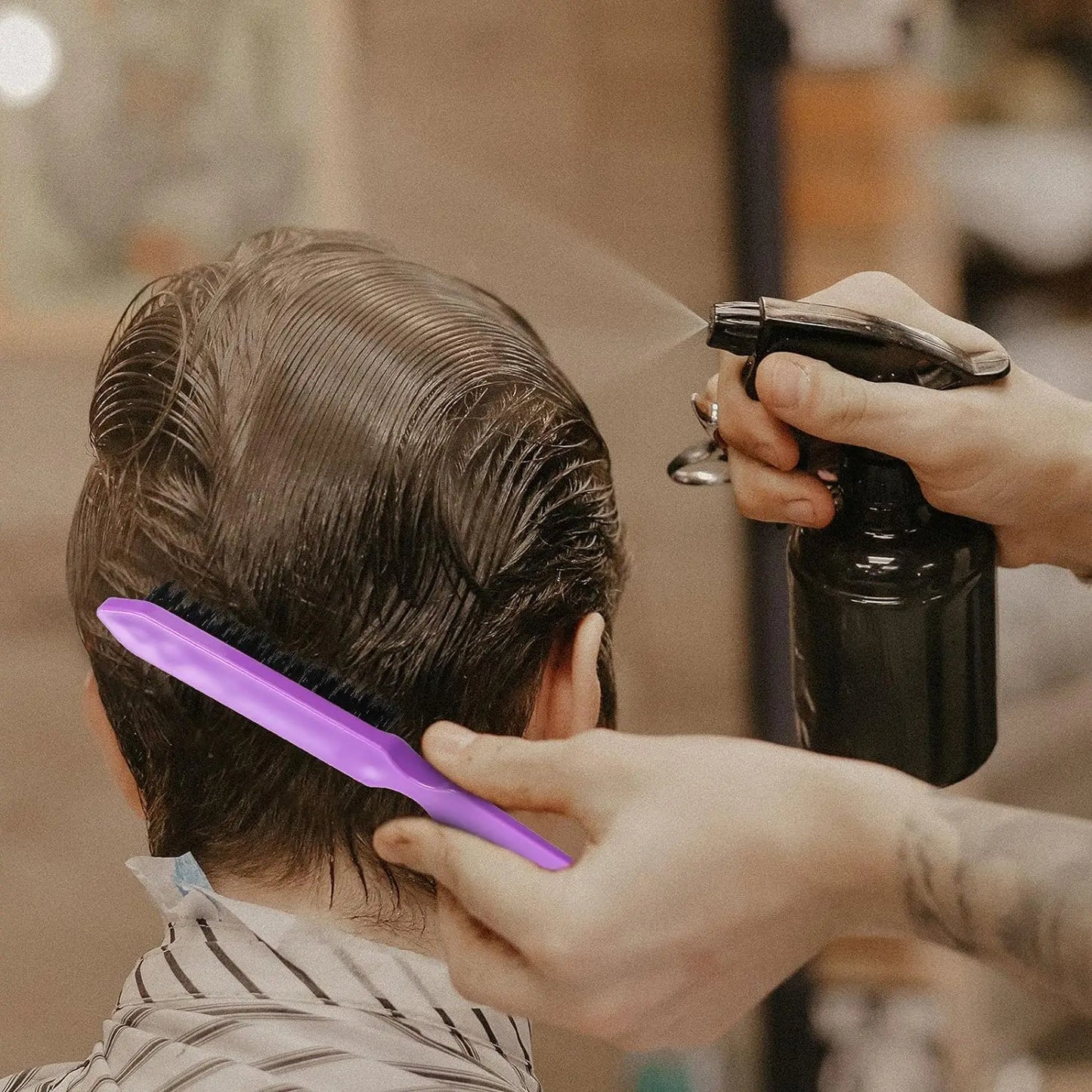 Detangling 5pcs Comb Hair Brushes Set Curly Hair Curved Rat Tail Brush Hair Care Tools