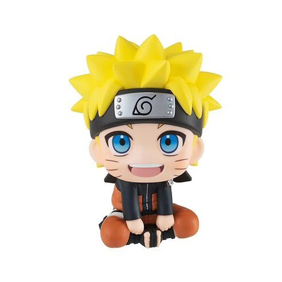 Anime Action Figure Naruto Kakashi Q Version Kawaii Sasuke Itachi Figurine Car Decoration Collection Model Toy 9cm
