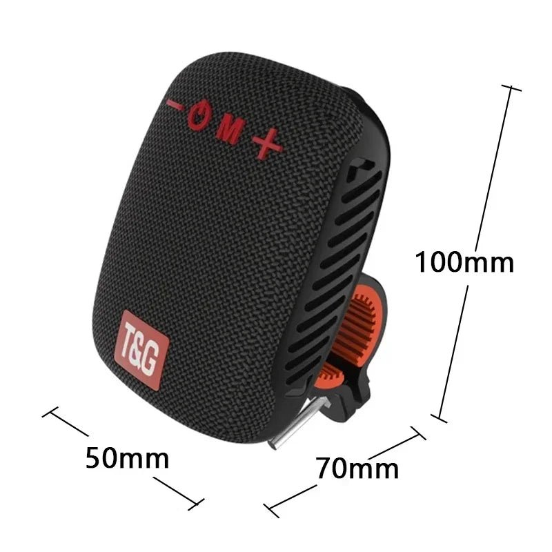 Portable Indoor and Outdoor Waterproof Bicycle Motorcycle Bluetooth Speaker TWS Wireless Mini Bass FM Radio Soundbar Boombox Loudspeaker