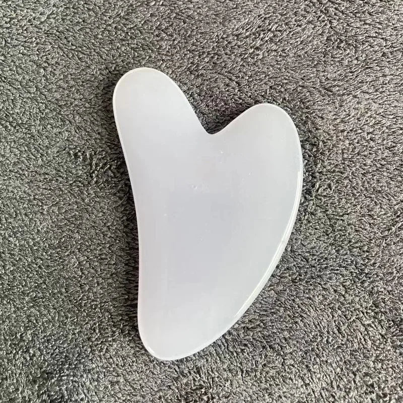 Heart Shape Resin Gua sha Massage Scraper For Eyes Face Massager Acupoint Face Eye Care SPA Massage Tool