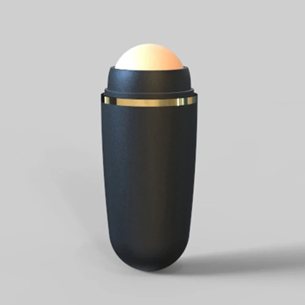 Oil Absorbing Face Massage Roller Natural Volcanic Stone Body Stick Makeup Face Skin Care Tool Facial Pores Cleaning Oil Roller