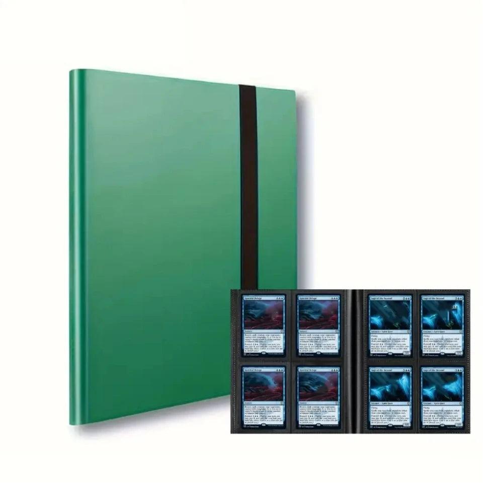 Extra Large 160 Pocket Trading Card Binder Durable PP Material Protective Album for Game, Trading and Collectible Cards
