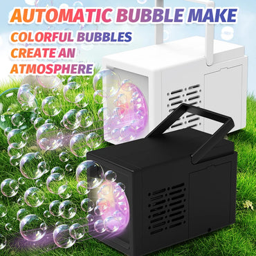 Fully Automatic 10 Hole Bubble Blowing Handheld Electric Bubble Machine Toy