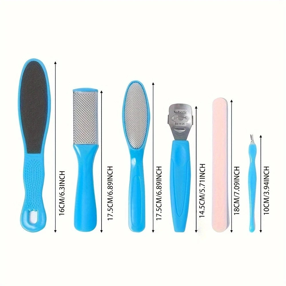 Professional 8-in-1 Pedicure Manicure Tools Set Fingernail Toenail Clippers, Scraper, Callus Remover, Dead Skin Remover File Suitable For Home And Salon Care