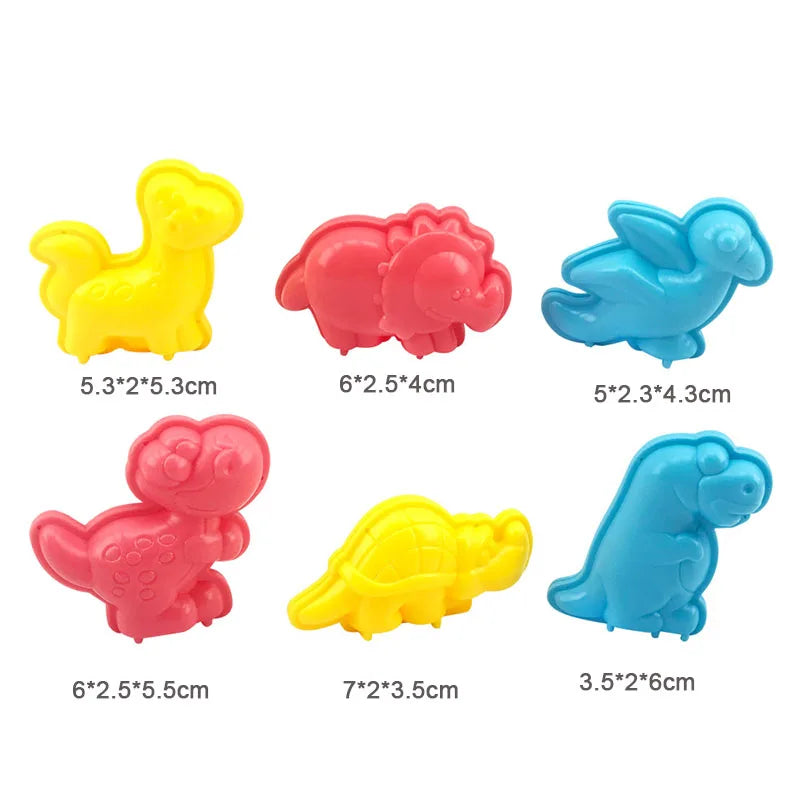 Children DIY Play Dough Plasticine Mold Modeling Clay Accessories Tool Kit Plastic Set Knife Molds Kids Educational Toys