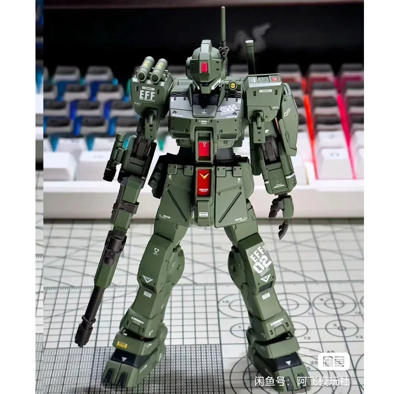 Assembly Action Figures Robot Model Kit RGM-79S GM Spartan Collection Figurine Plastic Model Hobby Doll Toy Gift 1/144
