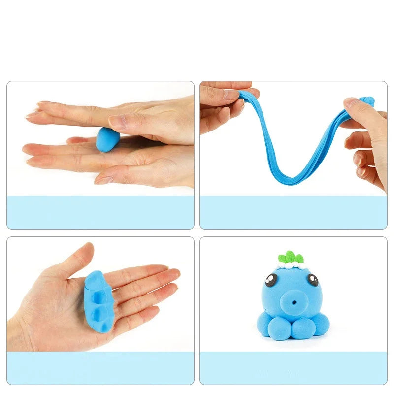 Super Light 36 Color Modelling Clay Air Dry Polymer with 3 Tools Soft Creative Educational Slime DIY Toys for Kids Gifts