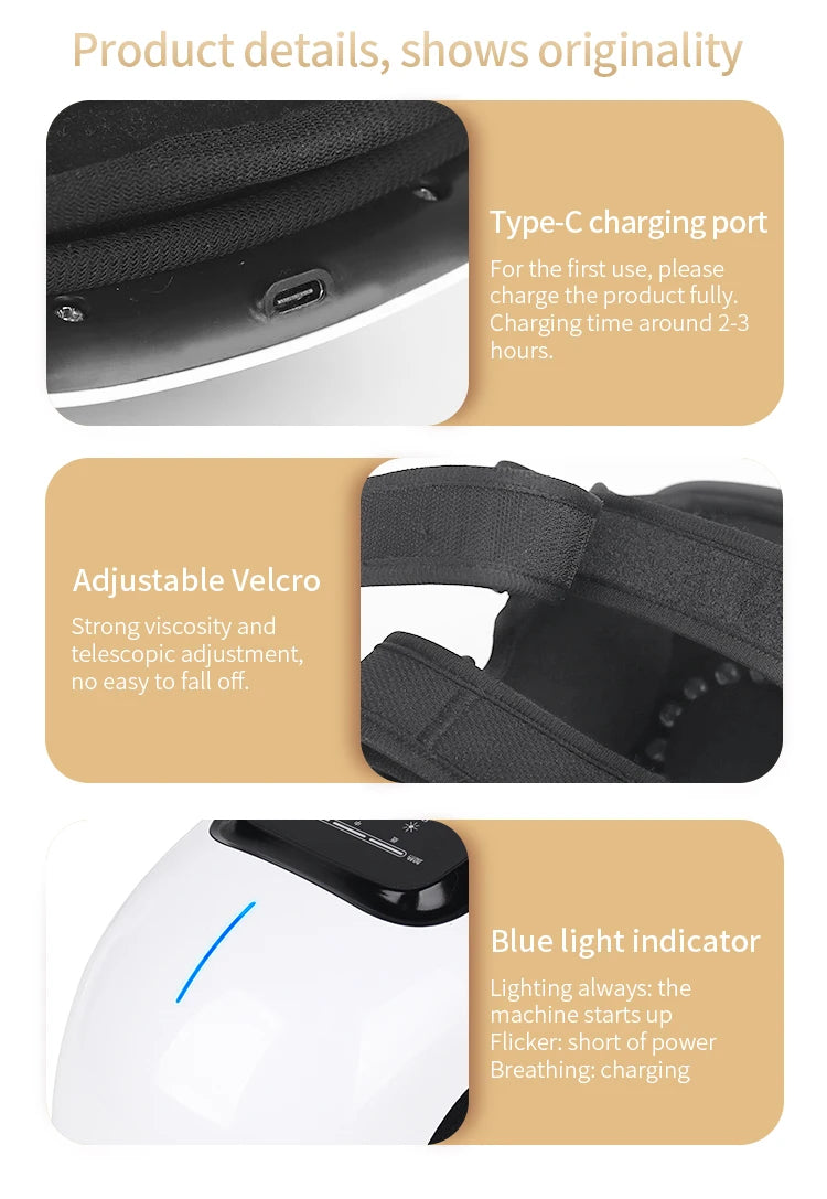 LED Touch Screen Multifunctional Smart Vibration Knee Massager Relax Muscles and Relieve Joint Discomfort