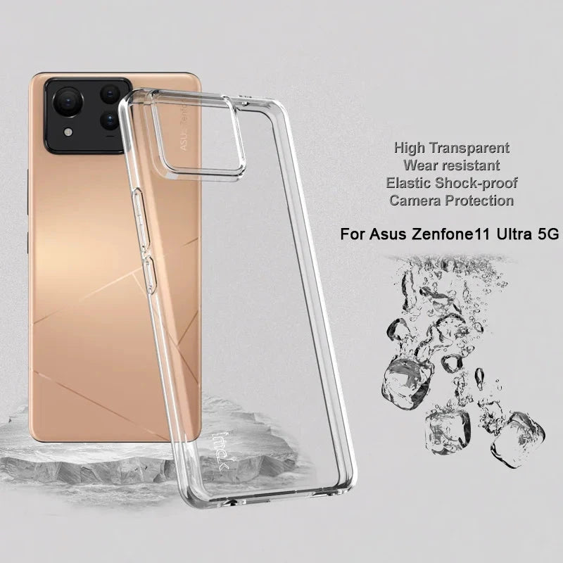 Durable TPU Silicone Phone Case for Asus Zenfone 11 Ultra Protective Thin Shell Cover