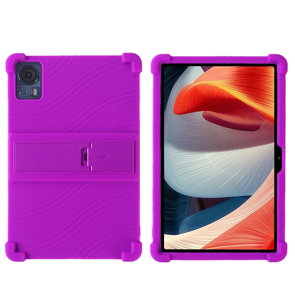 Shockproof Soft Silicone Stand Case for HTC A104 10.36" Tablet Protective Shell Cover