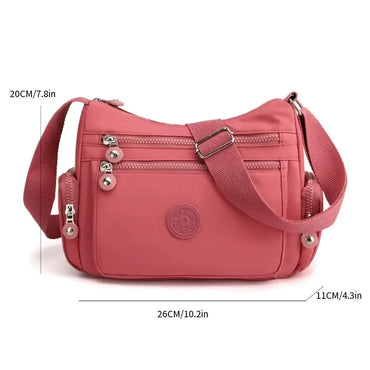 Women's Fashion Shoulder Crossbody Nylon Handbag Purse Waterproof Ladies Messenger Bag
