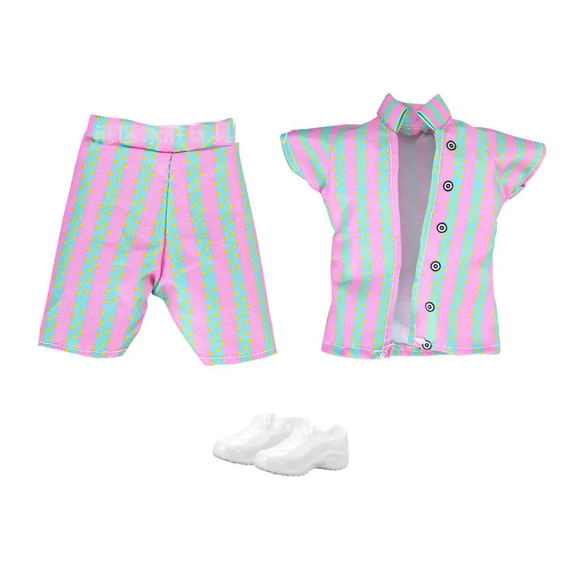 Dress Up Male Female Fashion Dolls Play Time Doll with Clothes Girls BJD Toys Great Gifts 30cm