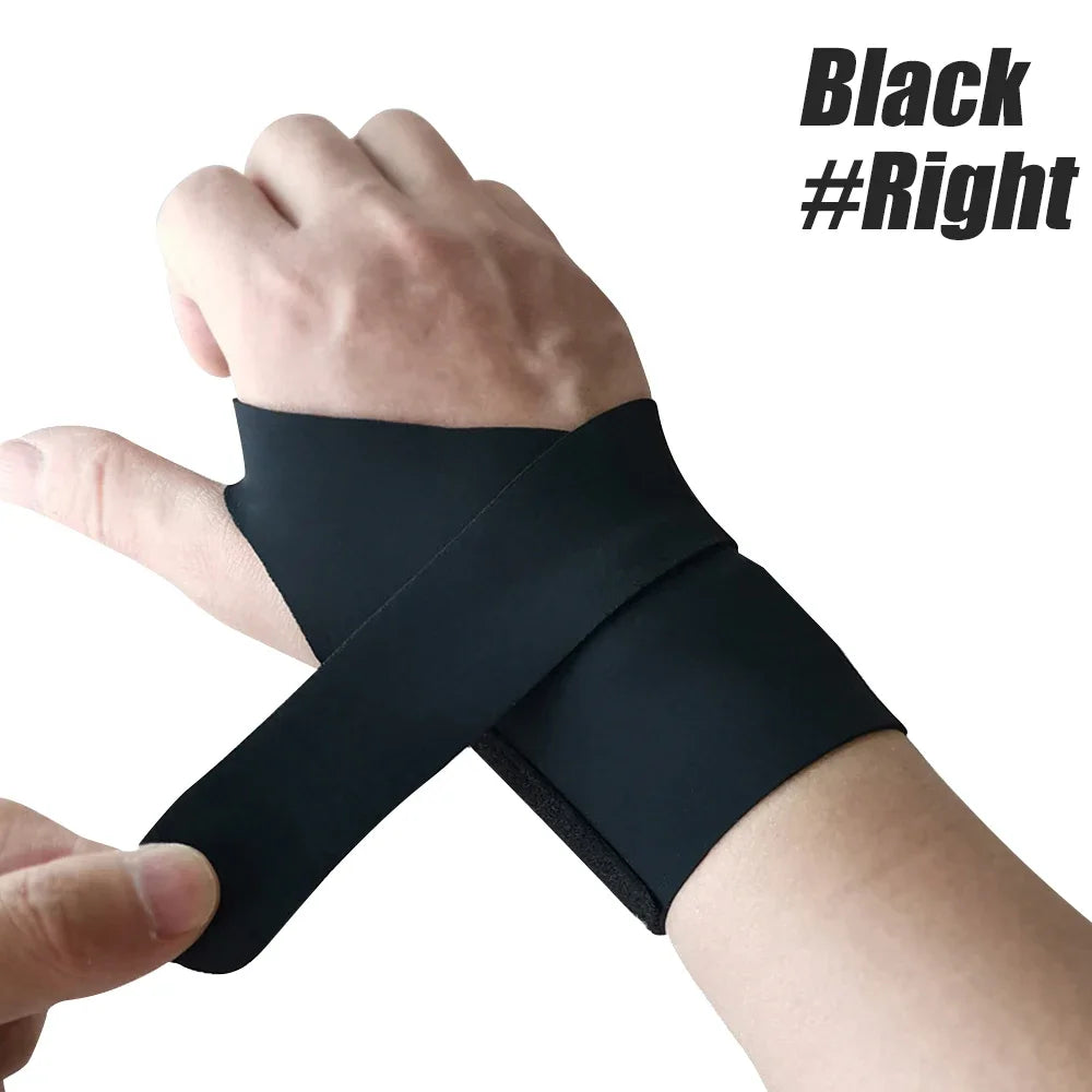 Compression Wrist Strap Wraps Brace for Tendonitis Support and Carpal Tunnel Arthritis - Sprained Pain Protection Sleeve Compression Stabilizer