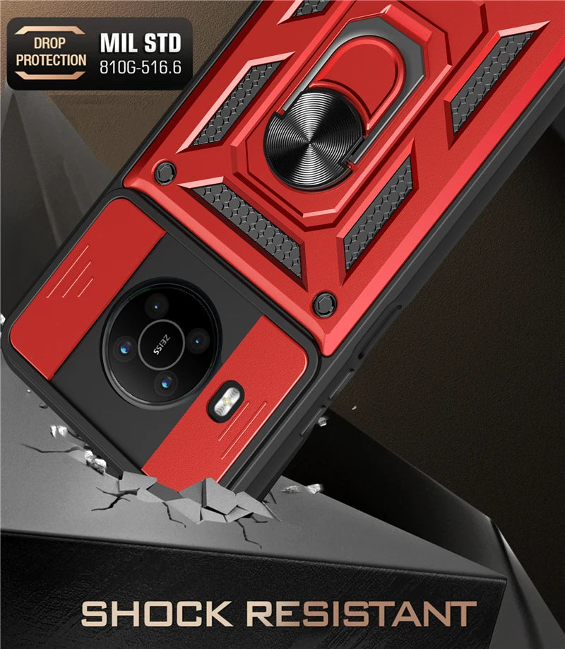 Shockproof Phone Case for Nokia X100 G20 G10 C30 C20 C10 C1 Camera Protection Ring Stand Magnetic Back Cover