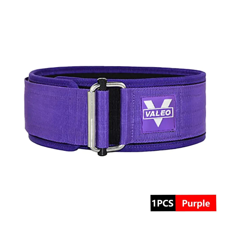 Adjustable Quick Locking Weightlifting Nylon Waist Back Belt for Men and Women Deadlifting Squatting Lifting Gym Powerlifting Back Support