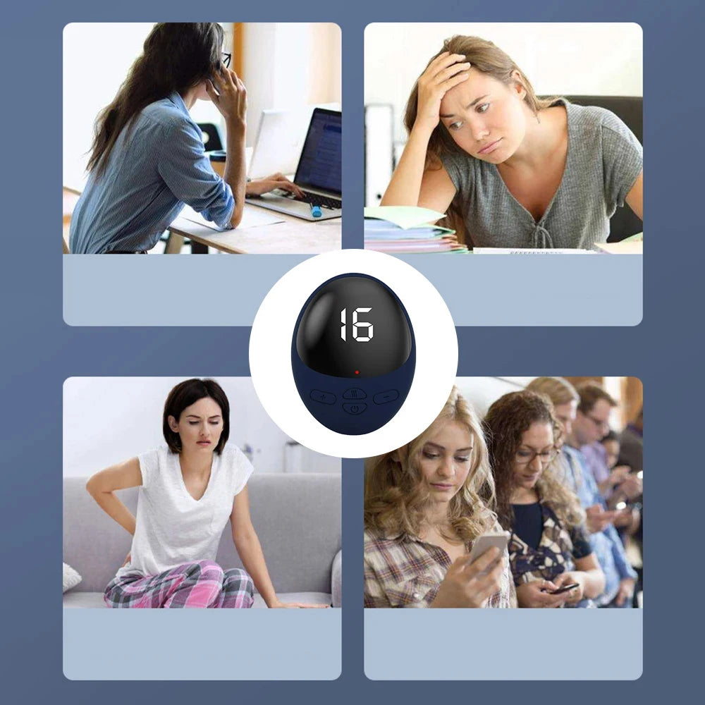 Mini Smart Home Electric Cervical Spine Shoulder and Neck Massager USB Charging Stimulator to Relieve Fatigue