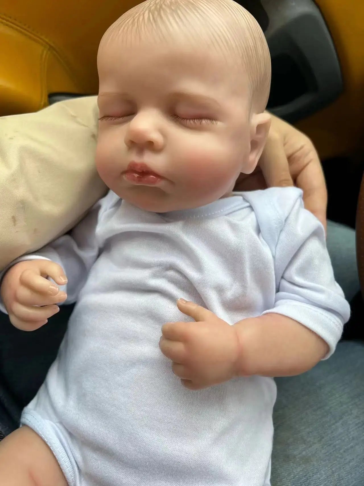 Realistic Finished Silicone Vinyl Cloth Body Reborn Doll LouLou Bebe Handmade Toy For Girls Gift 50cm