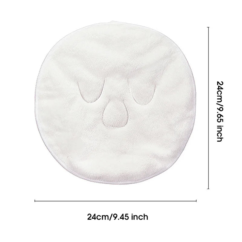 Hot Compress Cotton Towel Skin Care Mask Steamed Wet Compress Face Towel Opens Skin Pore Clean Compress Beauty Facial Care Tools