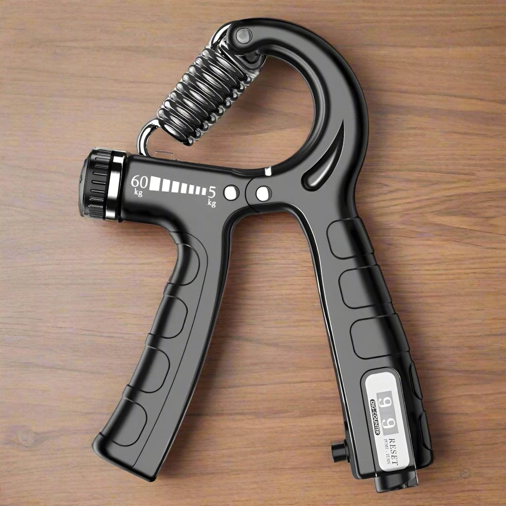 Adjustable Grip Hand Strength Grips Men's Professional Training Arm Strength Rehabilitation Stress Reduction Wrist Count Grips up to 60kg Resistance