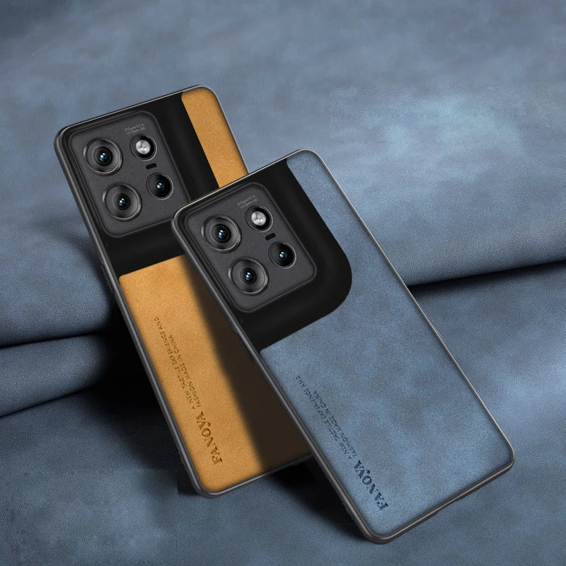 Elegant Leather Phone Case for Lenovo Moto ThinkPhone 25 Protective Shockproof Cover