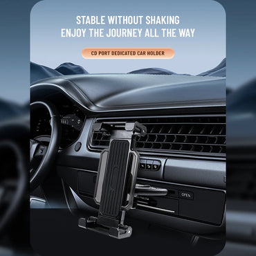 Convenient Universal 4-13 Inch Tablet Phone Car Stand Holder for Apple iPad Pro Mini iPhone Samsung and other Brands Car CD Slot Bracket