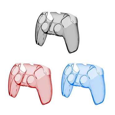 Ultra Slim Transparent Plastic Protector Case Cover Compatible with Sony Playstation 5 PS5 DualSense Controller Gamepad Clear Game Accessories