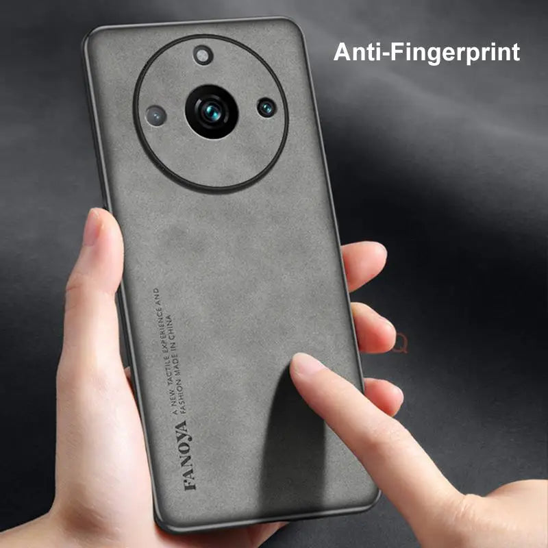 Elegant Leather Phone Case for Realme 11 10 9 8 Pro Plus, GT Neo 2 3 Protective Shockproof Cover