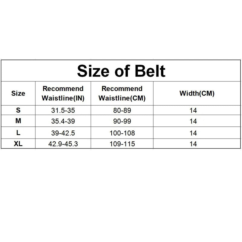 Durable Gym Support Waist Back Belt for Bodybuilding Powerlifting Weightlifting Squat Muscle Gains Dumbbell Workout Crossfit Gym Equipment