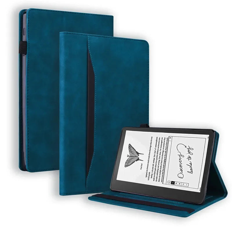 Luxury Leather Wallet Stand Case for Amazon Kindle Scribe 10.2 inch Fashion Protective Cover Scribe 2022 Released Many Colors to Choose From