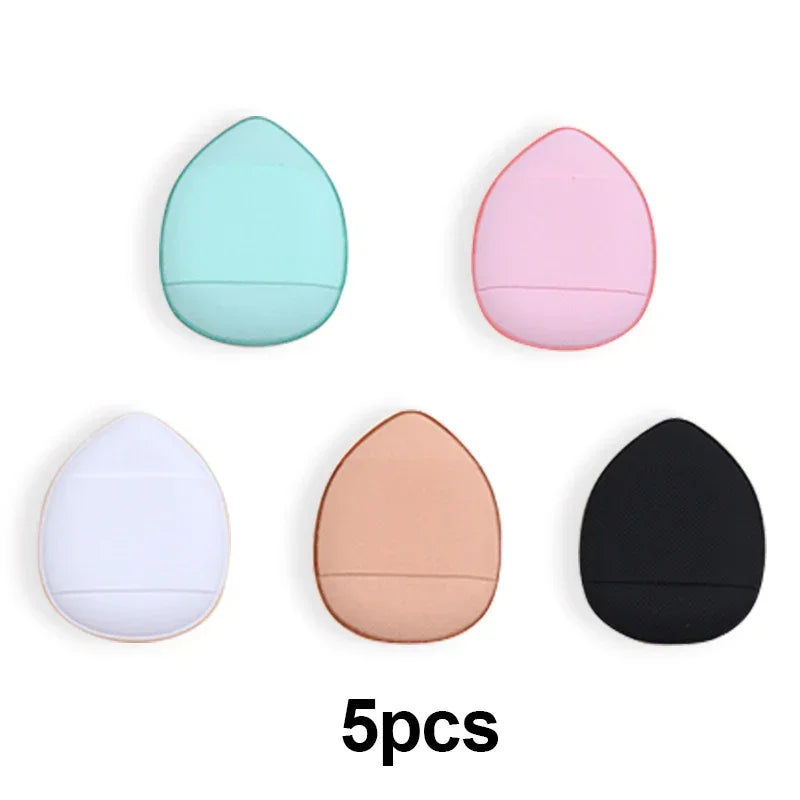 Convenient Mini Finger Puff Makeup Sponges Foundation Small Air Cushion Powder Face Concealer BB Cream Cosmetic Applicator Makeup Tools