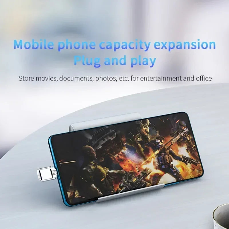2 in 1 Metal USB 3.0 Memory Stick Pendrive OTG 2TB 1TB 512GB USB Flash Drives 256GB 2TB Type C for Computers and Cellphones