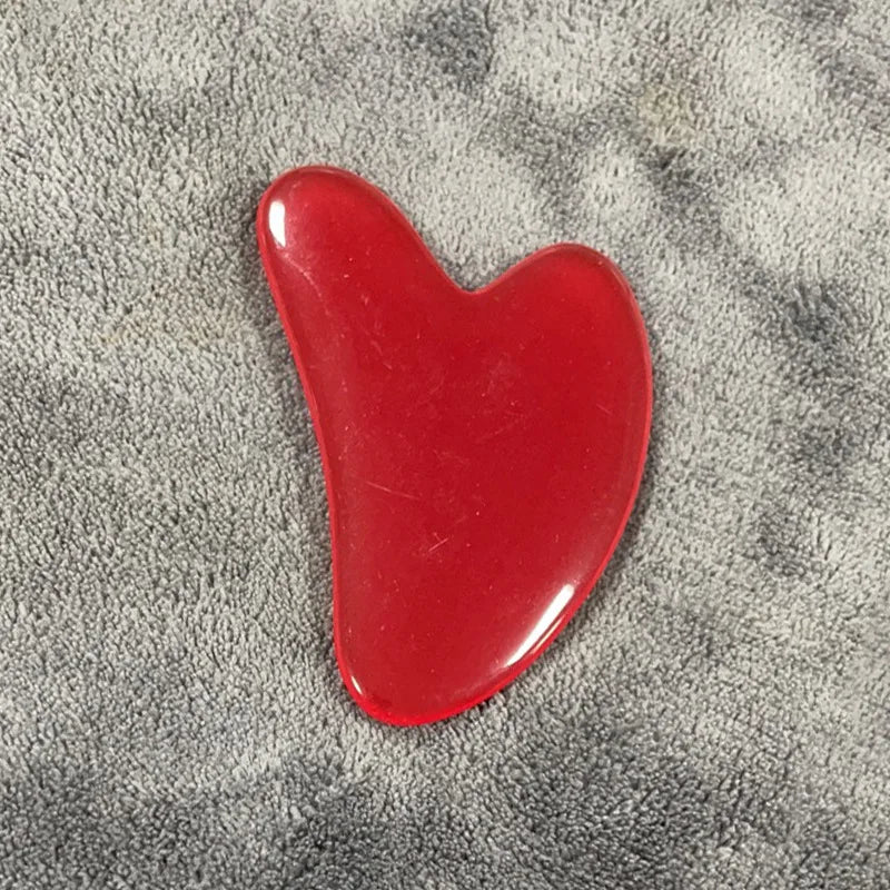 Heart Shape Resin Gua sha Massage Scraper For Eyes Face Massager Acupoint Face Eye Care SPA Massage Tool