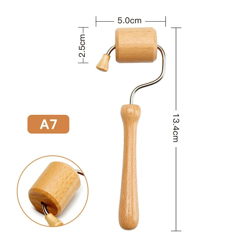 Wooden Facial Relaxation Lifting Massage Rollers Kit Facial Maderotherapy Gua Sha Wood Therapy Wrinkle Remover Skin Care Tools