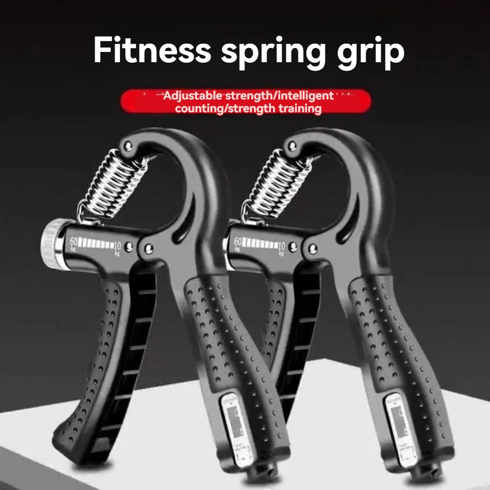 Adjustable Grip Hand Strength Grips Men's Professional Training Arm Strength Rehabilitation Stress Reduction Wrist Count Grips up to 60kg Resistance