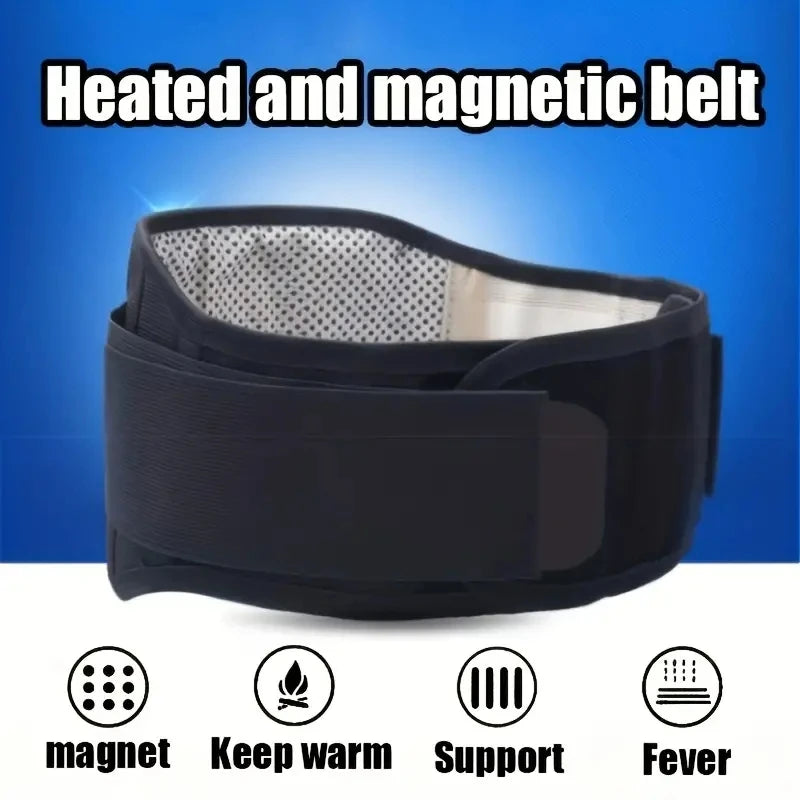 Adjustable Self-Heating Magnetic Therapy Back And Waist Massager Belt Waist Massage Support Belt Body Care