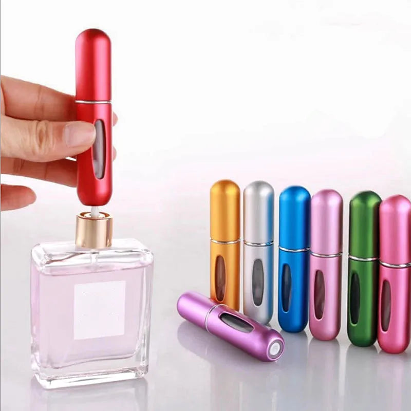 Portable Mini Refillable 5ml Perfume Bottle Spray Scent Pump Cosmetic Containers Atomizer for Travel Tool