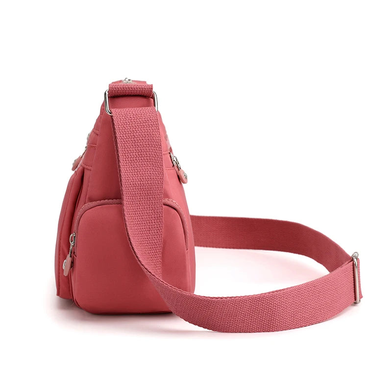 Women's Fashion Shoulder Crossbody Nylon Handbag Purse Waterproof Ladies Messenger Bag