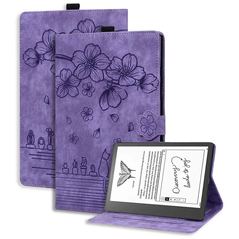 Luxury Leather Wallet Stand Case for Amazon Kindle Scribe 10.2 inch Fashion Protective Cover Scribe 2022 Released Many Colors to Choose From