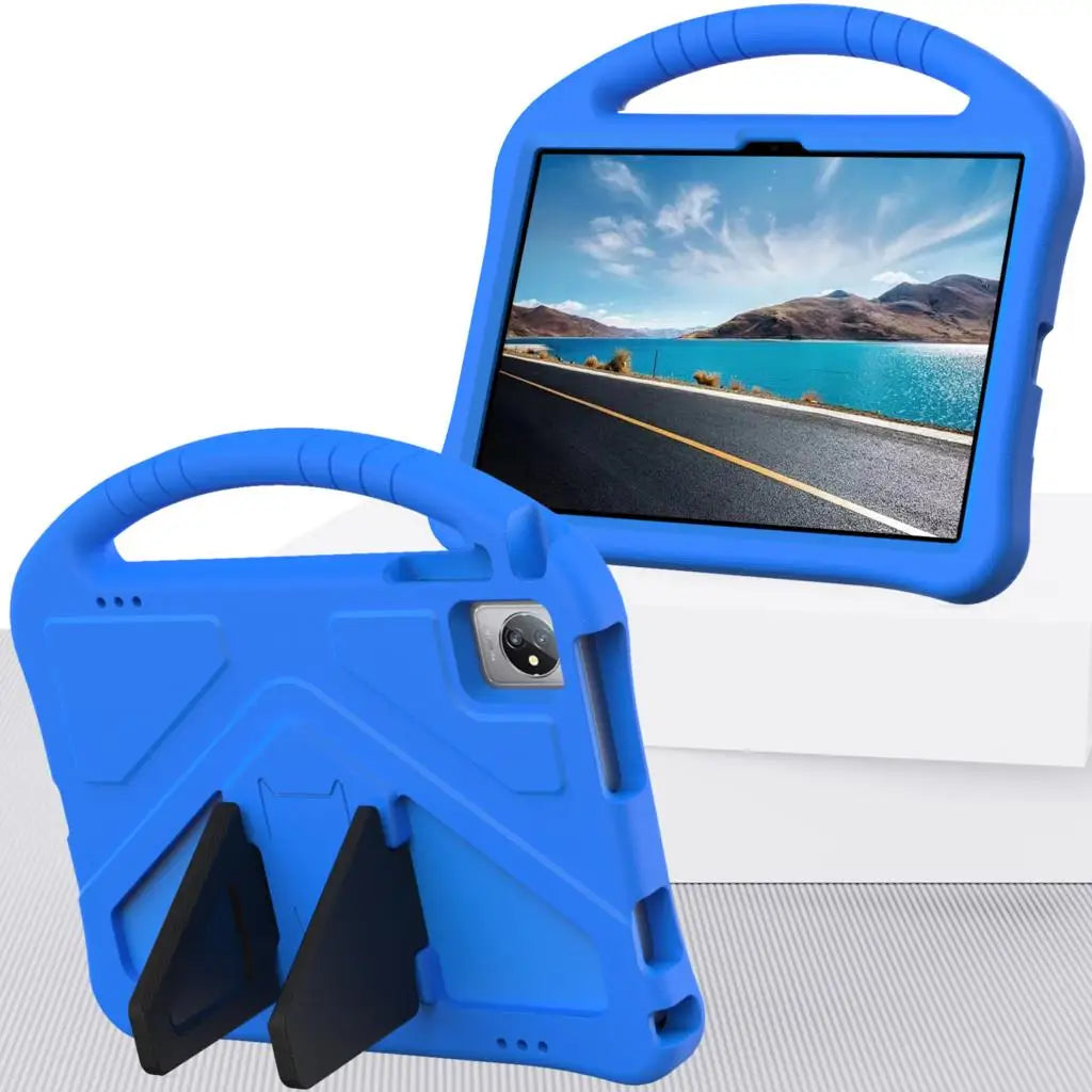 Durable EVA Handle Case for Motorola Moto Tab G70 11.0 inch Tablet PC Kids Safety Shockproof Cover with Rear Kickstand