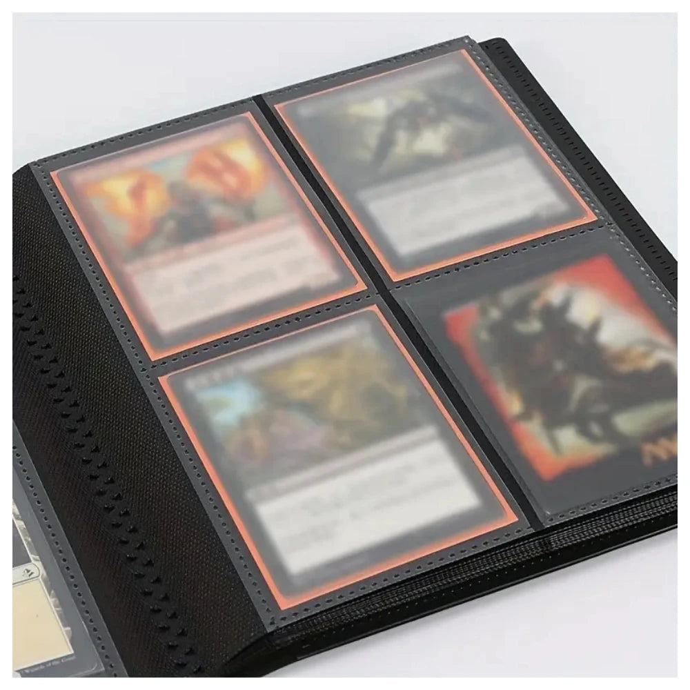 Extra Large 160 Pocket Trading Card Binder Durable PP Material Protective Album for Game, Trading and Collectible Cards