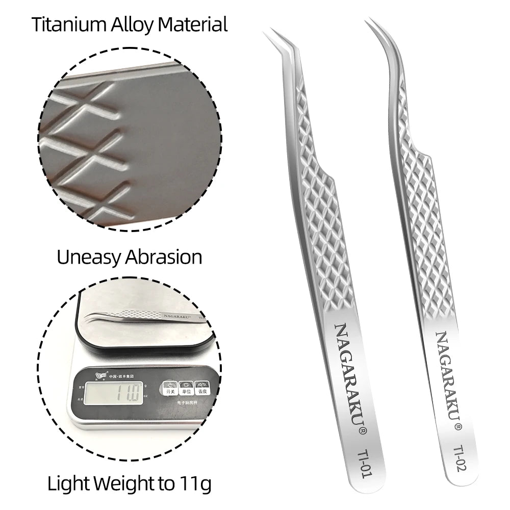 Stainless Steel Eyelashes Extension Eyebrow Tweezers Makeup Stainless Steel Eyelash Accurate Clip